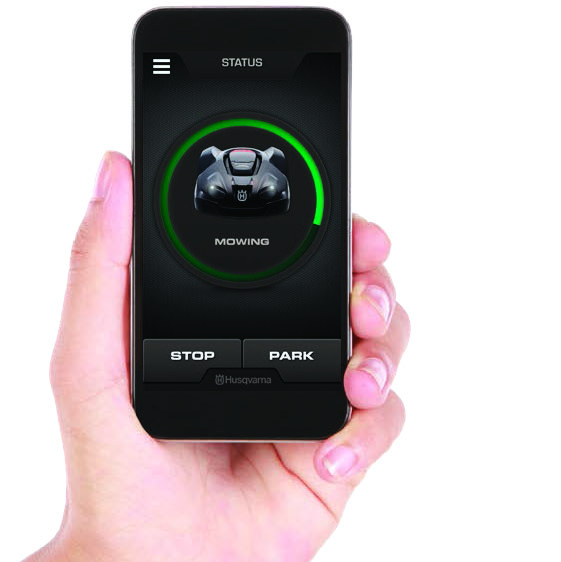 Husqvarna Automower Connect app for maintaining robotic mower